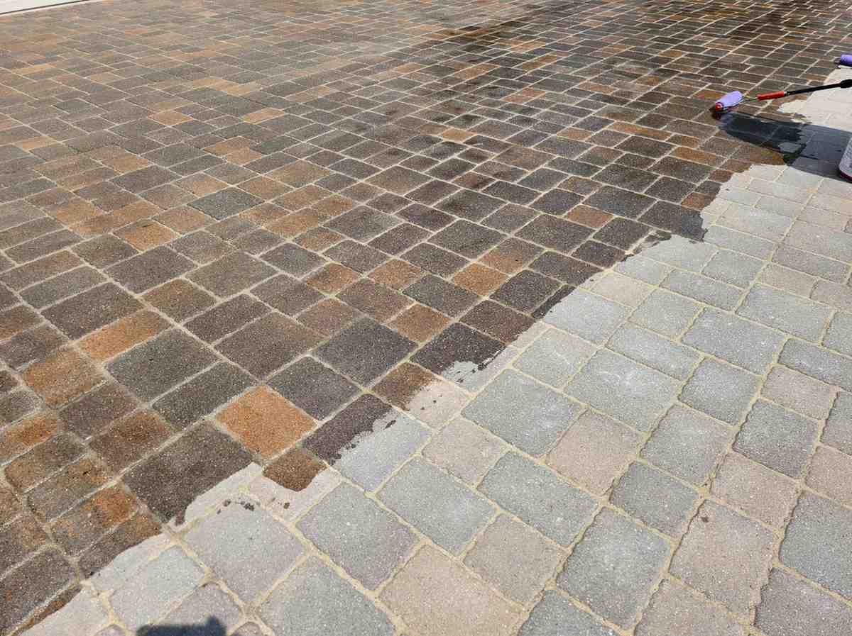 Paver sealing service